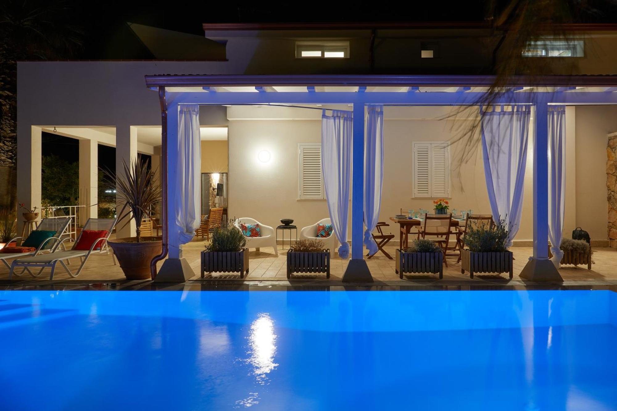 Villa Zamia Con Piscina Santa Maria Del Focallo Bagian luar foto